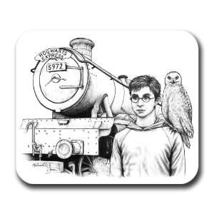  Harry Potter Hedwig and the Hogwarts Express Fan Art Mouse 