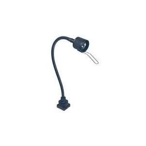   Light with 20 Gooseneck Arm and Square Base, Black (Requires Tran