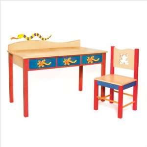 Little Lizards Desk and Chair Set Hutch Yes