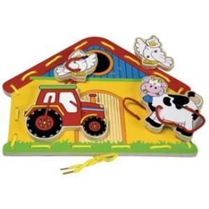  LACING FARM PUZZLE. LEAD FREE.: Sports & Outdoors