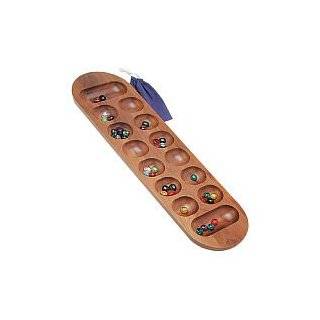  Travel Solid Wood Folding Mancala Game (African Stone Game 
