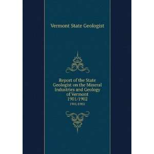  Report of the State Geologist on the Mineral Industries 
