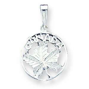  Sterling Silver Canada Charm: Jewelry