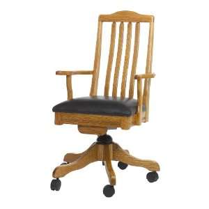    Amish USA Made Shaker Arm Desk Chair   408 BRLN: Home & Kitchen