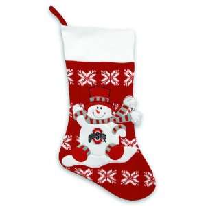  24 NCAA Ohio State Buckeyes Knit Snowman and Snowflake 