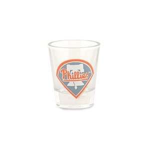  Shot Glass   Philadelphia Phillies Shot Glass: Sports 