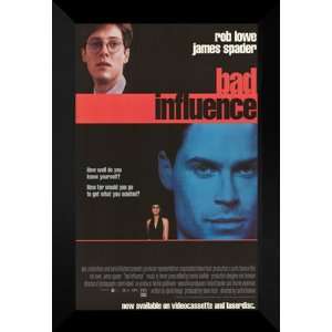  Bad Influence 27x40 FRAMED Movie Poster   Style A 1990 