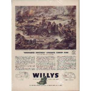 Ordnance Doctors Operate Under Fire with JEEPS from Willys Overland 