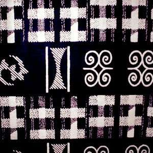   Fabric Black with Gold Adinkra Symbols Arts, Crafts & Sewing