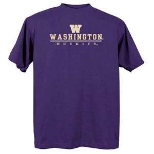  Washington Huskies UW NCAA Purple Short Sleeve T Shirt 