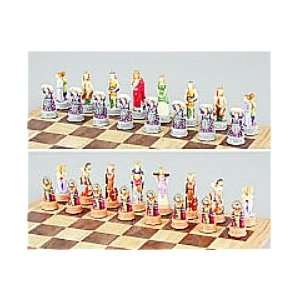  Zodiac Chess Set, King3 1/4 inch Toys & Games