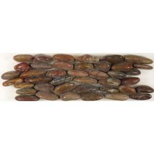 Mahogany Mix Pebbles & Stones Brown Standing Pebbles Series Polished 