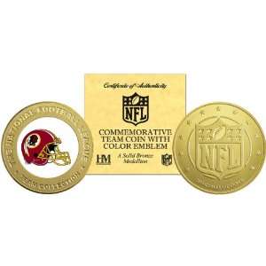   Mint Washington Redskins Bronze Commemorative Coin: Sports & Outdoors