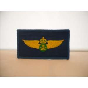 Saudi Arabia Blue Cloth Pilot Badge