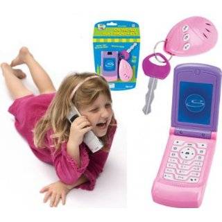 Lets Go Set: Pink Play Flip Cell Phone and Key Alarm