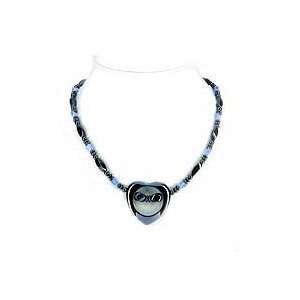  Magnetic Hematite Heart Necklace   Blue Cat Eye: Beauty
