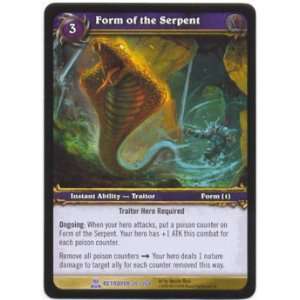  Form of the Serpent RARE #39   World of Warcraft TCG 