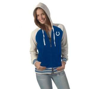  Indianapolis Colts Womens Velour Cheer Hoodie from Touch 