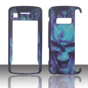  2D Blue Skull LG enV Touch VX 11000 Verizon Case Cover 
