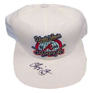   / Signed 1995 World Series Champions Hat: Sports & Outdoors