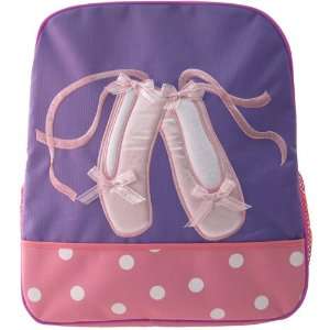  Kids Girls Purple Pink Ballet Slippers Backpack item 