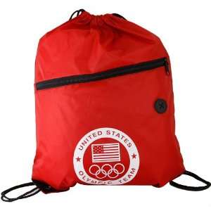  USA Olympic Team Red On Field String Bag: Sports 
