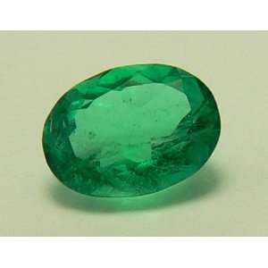   Beautiful Natural Loose Colombian Emerald Oval Shape 