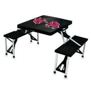   University Portable Folding Tailgating Picnic Table: Sports & Outdoors