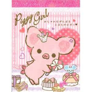  cute Piggy Girl mini Memo Pad pig presents: Toys & Games