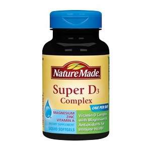 Nature Made Super D3 Complex with Magnesium, Zinc and Vitamin A   240 
