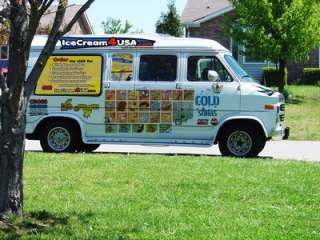 SLOW FOR CHILDREN ice cream truck decal sticker by IceCream4USA 