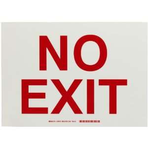   Exit And Directional Sign, Legend No Exit  Industrial
