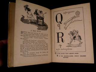 My ABC Book c. 1920 b&w illustrated childrens large  