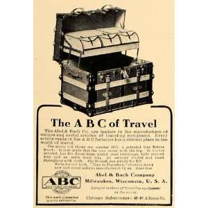  1907 Ad ABC Able Bach Travel Trunks Milwaukee Wisconsin 