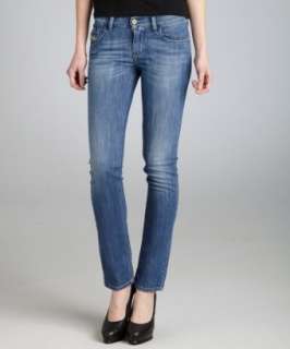 Diesel medium blue stretch denim Livy slim leg jeans   up to 