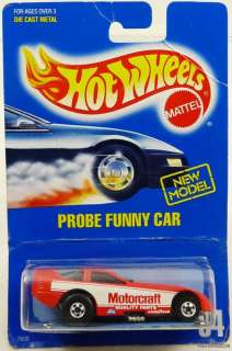 HOT WHEELS PROBE FUNNY CAR #7608 NRFP MINT COND 1989  