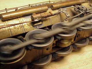 Detailed Brass HO PRR Steam 2 10 4 & Long Haul Tender VG+DEAL  