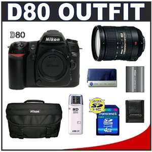  Nikon D80 10.2MP Digital SLR Camera + Nikon 18 200mm VR DX 