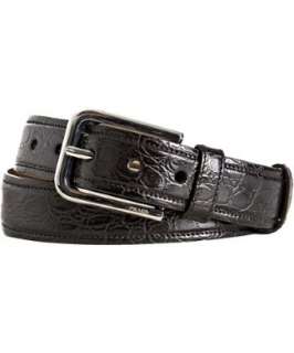 Prada black St. Coco leather belt   