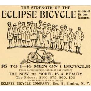   Ad Eclipse Bicycle 16 Men Strength Pricing Elmira   Original Print Ad