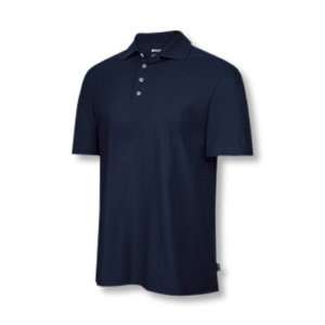 2007 Mens ClimaLite Mercerized Argyle Textured Stripe Golf Polo Shirt 