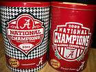 Alabama National Championship 2009 & 2011 Golden Flake Chip Can 