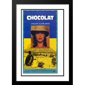  Chocolat 20x26 Framed and Double Matted Movie Poster 