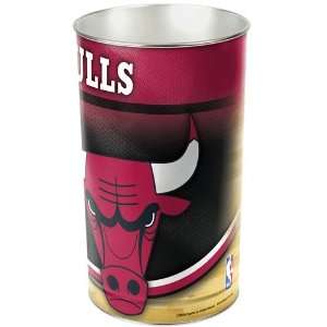   Chicago Bulls Waste Paper Trash Can   NBA Trash Cans
