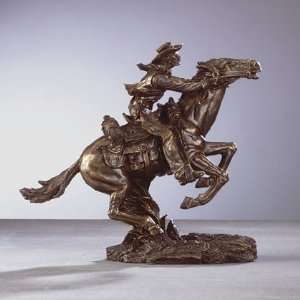  Cowboy on Horse Statue
