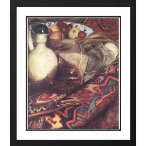 Vermeer, Johannes 20x23 Framed and Double Matted A Woman Asleep at 
