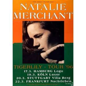  Natalie Merchant   Tigerlily 1996   CONCERT   POSTER from 