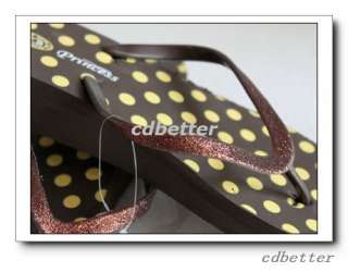   VOGUE Brown Color Color Platform Flip Flops Sandals Slippers US 7/ 7.5