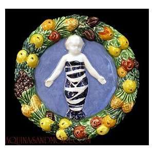  Christ Child Della Robbia Ceramic Plaque