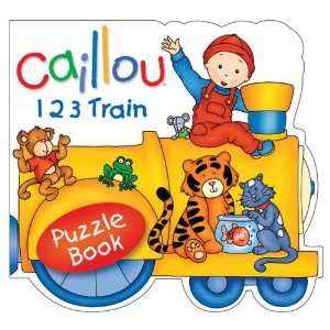  Caillou 123 Train Puzzle Book Toys & Games